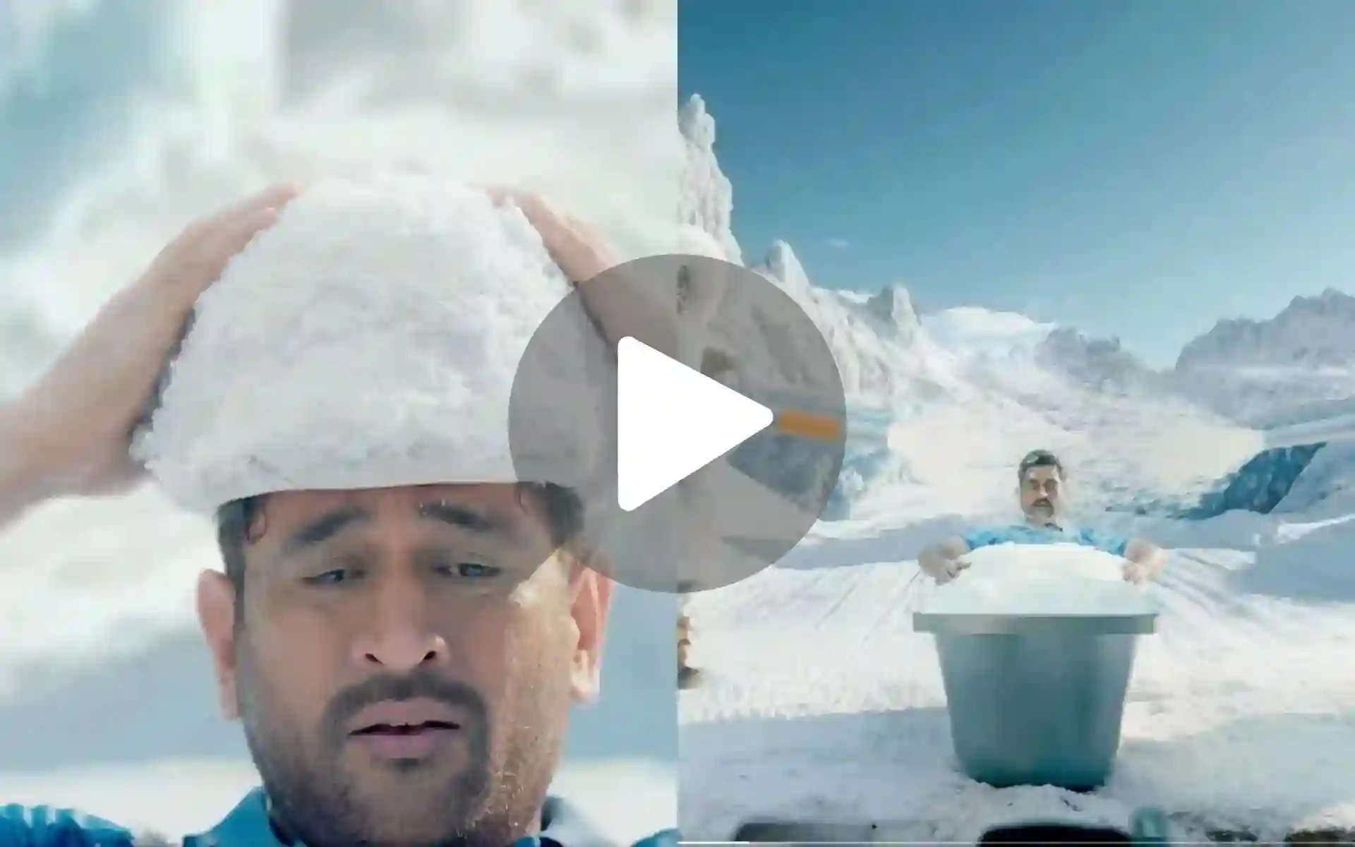 [Watch] MS Dhoni Battles Heat In Unique Promo For ICC Champions Trophy 2025